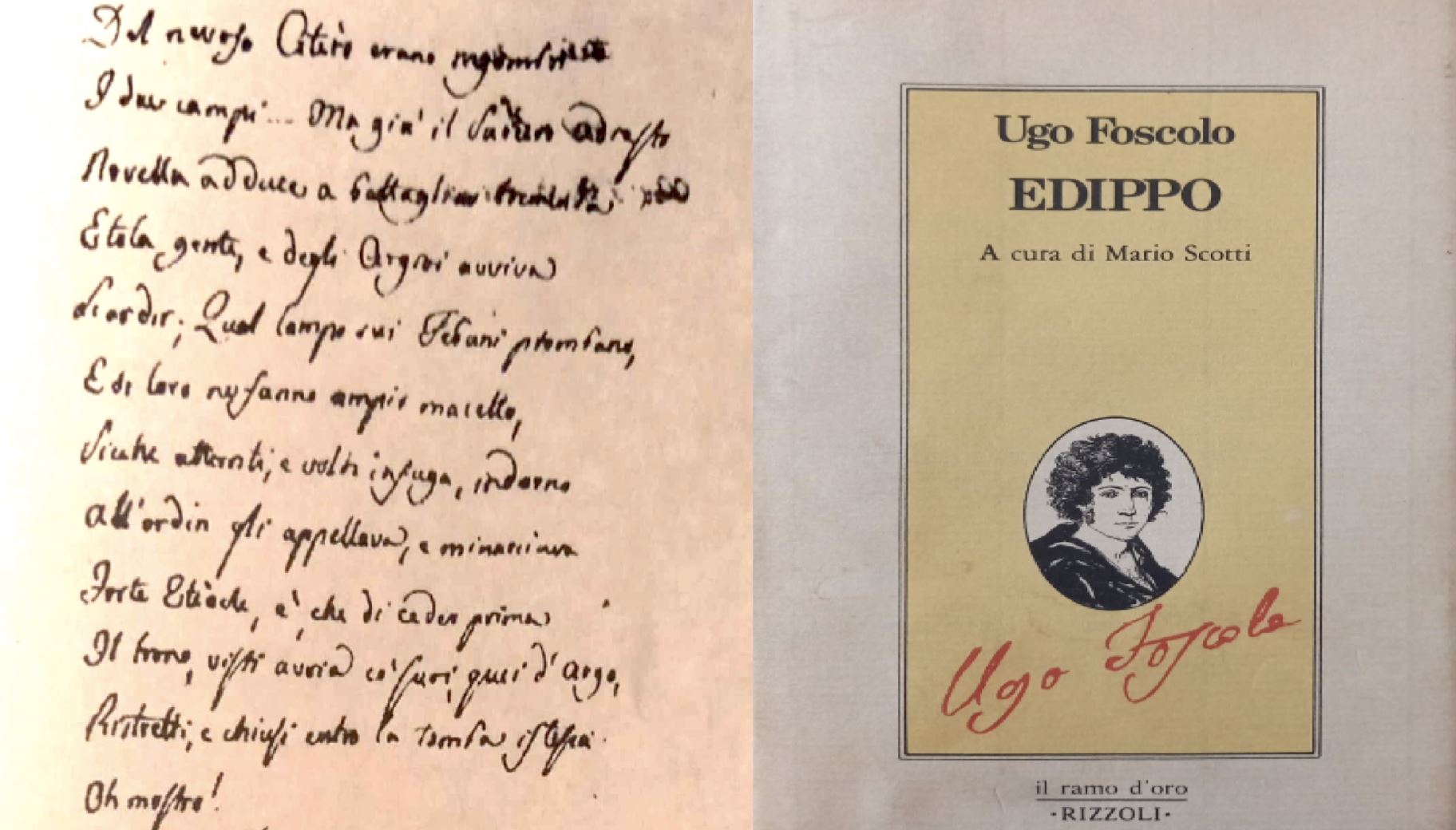 Seminario &quot;È di Foscolo l&#039;Edippo di Wigberto Rivalta?&quot;